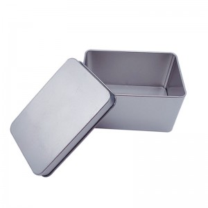 Square tinplate tea can, frosted food grade material (107mm*70mm*60mm)