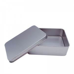 Mouse rectangular frosted tin box 125*90*40MM