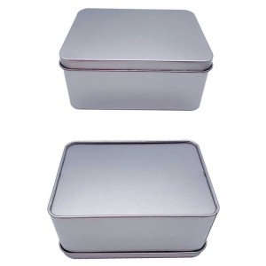 Window square metal box storage tin box 125*90*60MM