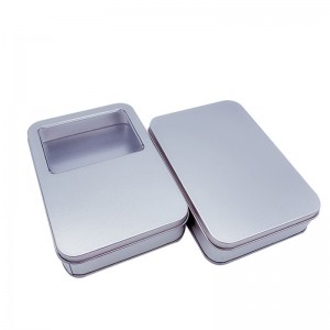 Gift metal packaging box chocolate tin box 160*110*35MM