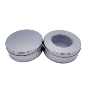 Factory custom round environmental protection tin box food grade tin can(120MM*40MM)Cookie jar