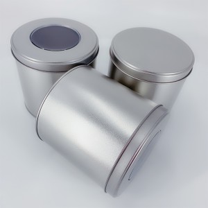 Factory wholesale round tin can tin box cd case sugar jar gift box Support customization(120MM*120MM)