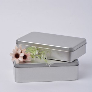 Food grade rectangle tin box metal storage box 180*110*40MM